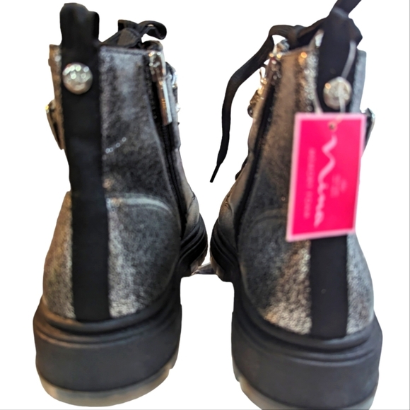 NEW....NIINA WESLYN BIG GIRL BLACK-GLITTER....Size 3M - Picture 5 of 10